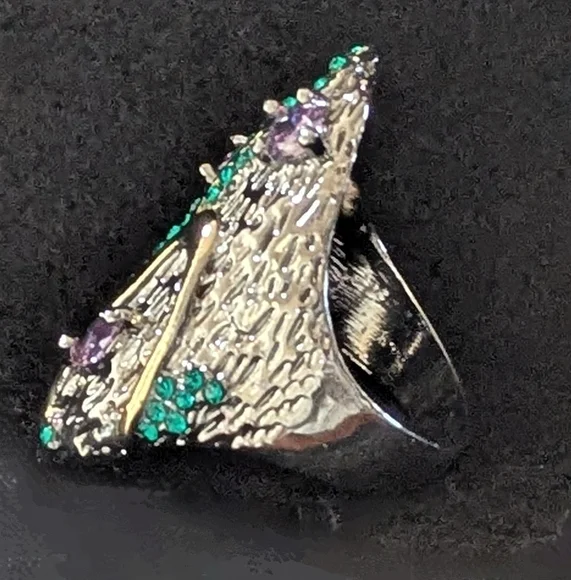 STATEMENT RING. CRYSTAL ACCENTS. - Picture 3 of 4